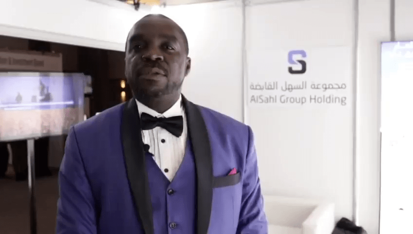 Press 3 Mr. Pierre Bangrou Visiting AlSahl Group Holding pavilion at AFRO E-CO